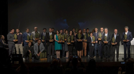 All Award winners and collaborators - Photo by EUROPARC Federation 